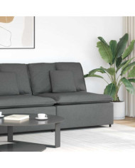Module central de canapé modulaire coussins gris foncé 100 cm | Mobilier & Déco