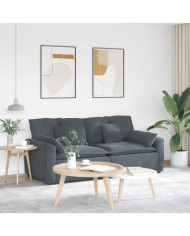 Canapé modulaire avec coussins gris foncé | Mobilier & Déco