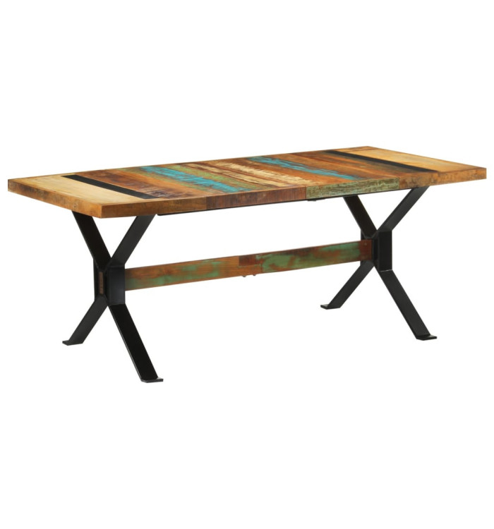 Table à manger 180x90x73 cm bois massif de récupération | Mobilier & Déco