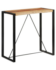 Table de bar 110x55x110 cm bois massif de récupération | Mobilier & Déco