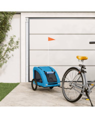 Remorque de vélo pour animaux de compagnie bleu | Mobilier & Déco
