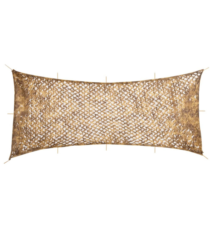 Filet de camouflage avec sac de rangement 844x429 cm sable | Mobilier & Déco