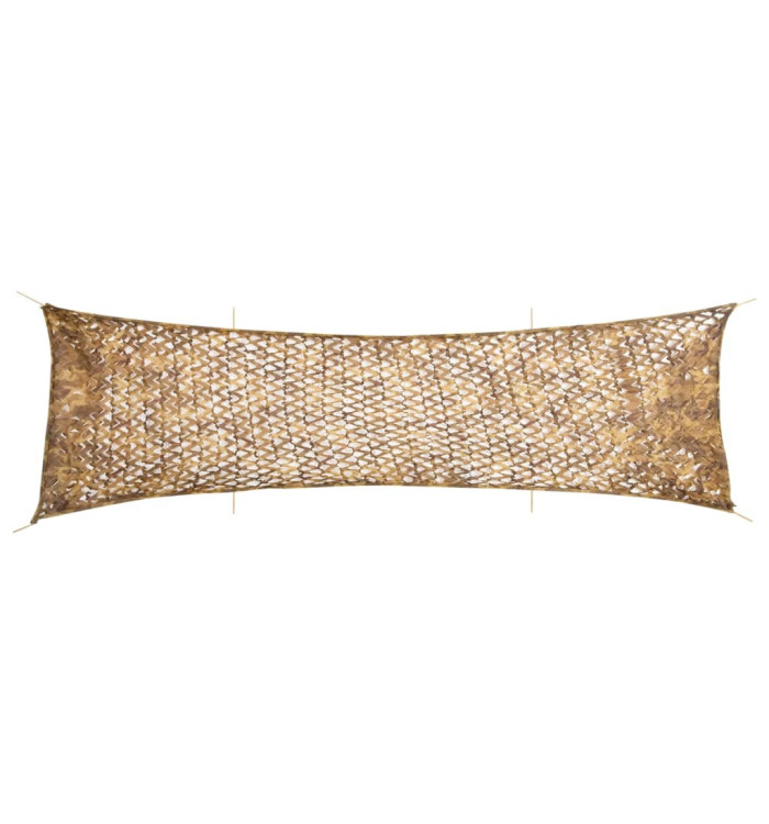Filet de camouflage avec sac de rangement 753x199 cm sable | Mobilier & Déco