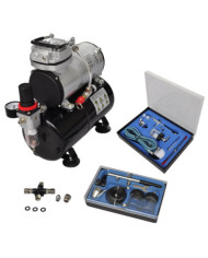 Kit de compresseur professionnel avec 2 pistolets | Mobilier & Déco