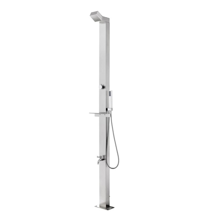 Douche de jardin 220 cm Acier inoxydable | Mobilier & Déco
