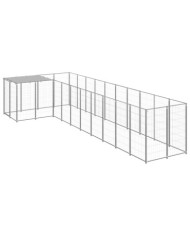 Chenil Argenté 7,26 m² Acier | Mobilier & Déco