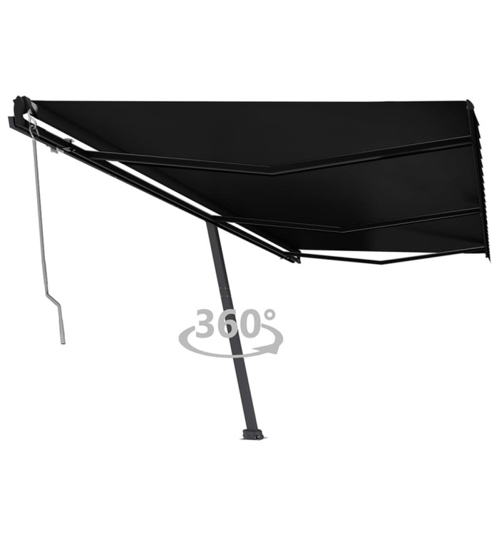 Auvent automatique sur pied 600x350 cm Anthracite | Mobilier & Déco