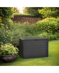 Boîte de rangement de jardin Anthracite 78x44x55 cm | Mobilier & Déco