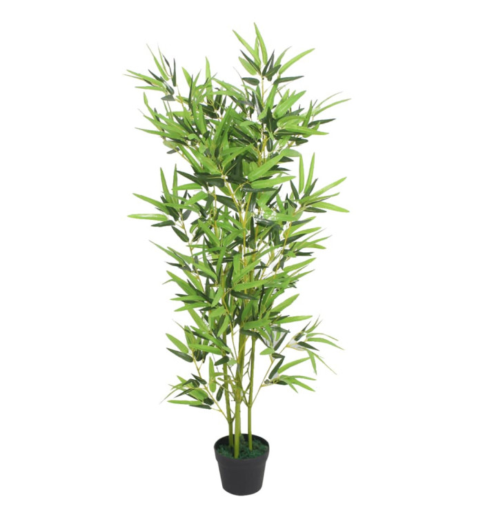Plante artificielle avec pot Bambou 120 cm Vert | Mobilier & Déco