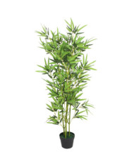 Plante artificielle avec pot Bambou 120 cm Vert | Mobilier & Déco