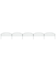 Ensemble de clôture de jardin arquée 77,3x26 cm vert | Mobilier & Déco
