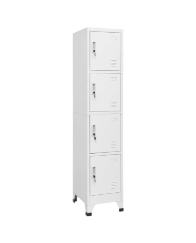 Armoire à casier avec 4 compartiments 38x45x180 cm | Mobilier & Déco