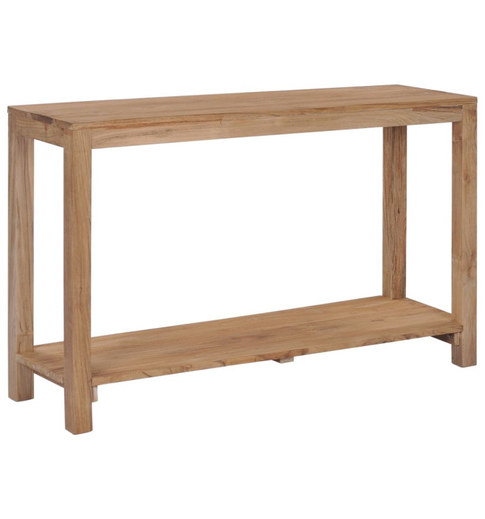 Table console 120 x 35 x 75 cm Bois de teck massif | Mobilier & Déco