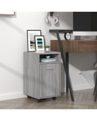 Armoire appoint à roues Sonoma gris 33x38x60 cm | Mobilier & Déco