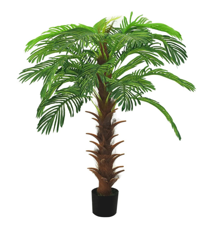 Palmier Cycas artificiel avec pot 140 cm Vert | Mobilier & Déco