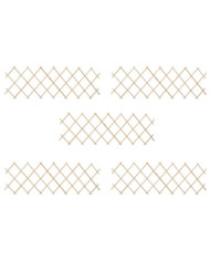 Clôture à treillis 5 pcs Bois de sapin 180x60 cm | Mobilier & Déco