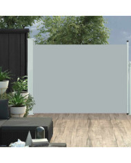 Auvent latéral rétractable de patio 100x500 cm Gris | Mobilier & Déco