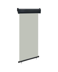 Auvent latéral de balcon 105x250 cm Gris | Mobilier & Déco