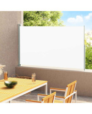 Auvent latéral rétractable de patio 180x300 cm Crème | Mobilier & Déco