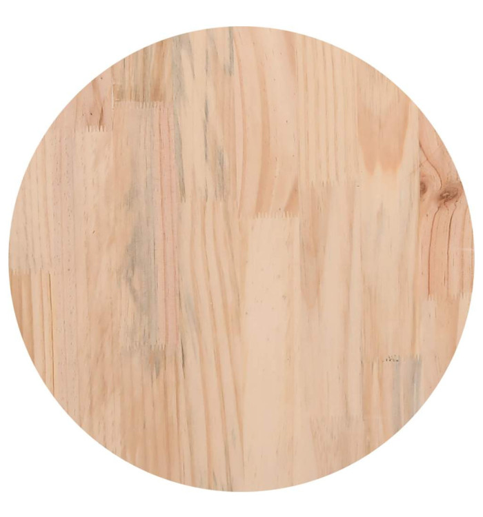 Dessus de table Ø30x2,5 cm Bois de pin massif | Mobilier & Déco