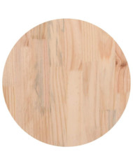 Dessus de table Ø30x2,5 cm Bois de pin massif | Mobilier & Déco