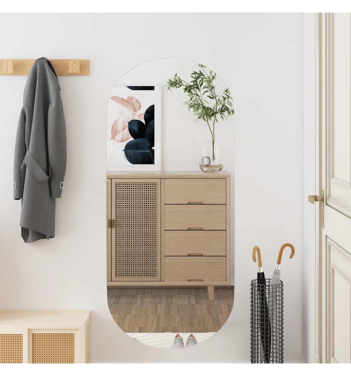 Miroir mural 40x90 cm Verre Ovale | Mobilier & Déco