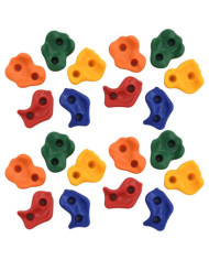 20 pcs Pierres d'escalade Multicolore PE | Mobilier & Déco