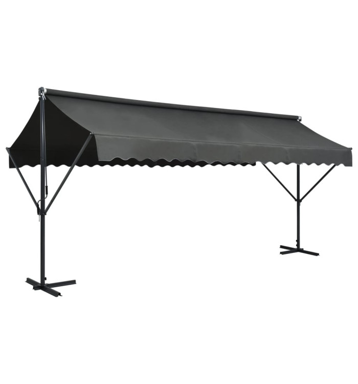 Auvent sur pied 500 x 300 cm Anthracite | Mobilier & Déco