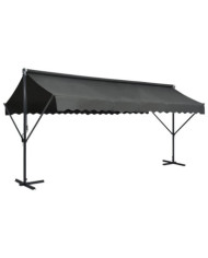 Auvent sur pied 500 x 300 cm Anthracite | Mobilier & Déco