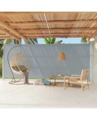 Auvent latéral rétractable de patio 220x600 cm Gris | Mobilier & Déco