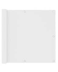 Écran de balcon Blanc 90x600 cm Tissu Oxford | Mobilier & Déco