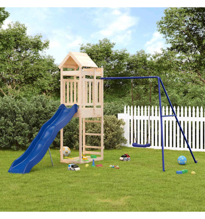Aire de jeux d'extérieur bois de pin massif | Mobilier & Déco