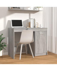 Bureau Sonoma gris 100x50x76 cm Bois d'ingénierie | Mobilier & Déco