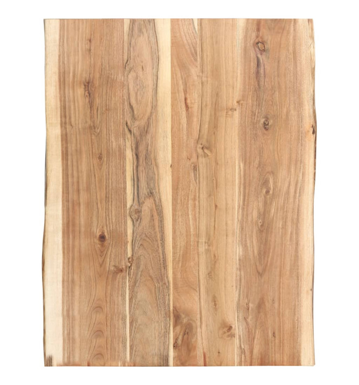 Dessus de table Bois d'acacia massif 80x(50-60)x3,8 cm | Mobilier & Déco