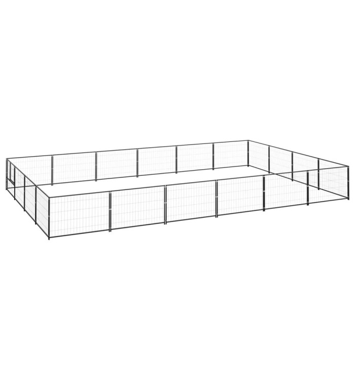 Chenil Noir 24 m² Acier | Mobilier & Déco