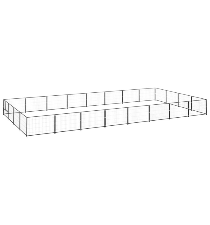 Chenil Noir 32 m² Acier | Mobilier & Déco