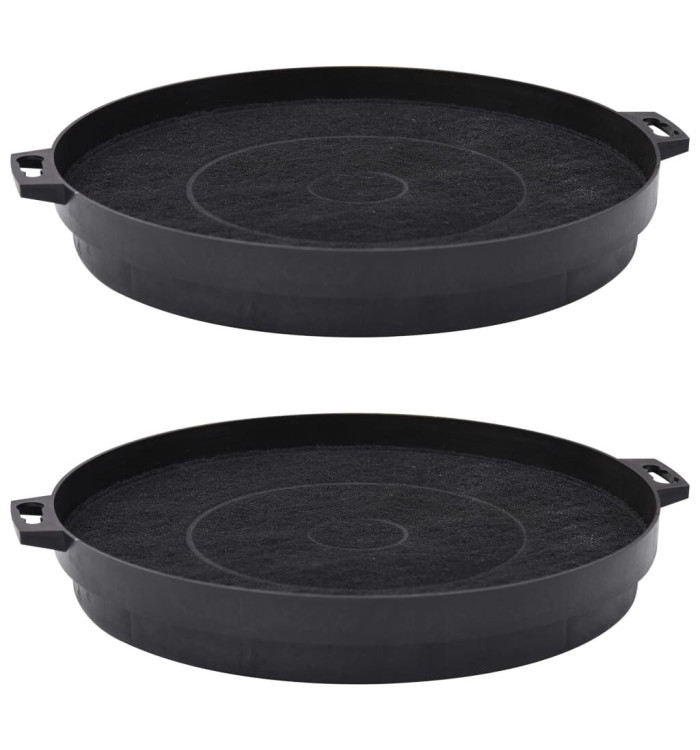 Filtres à charbon pour hotte de cuisine 2 pcs 210 mm | Mobilier & Déco