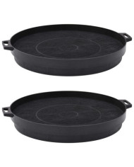 Filtres à charbon pour hotte de cuisine 2 pcs 210 mm | Mobilier & Déco