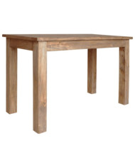 Table à manger bois d'acajou massif 120x60x77 cm | Mobilier & Déco