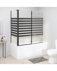 Cabine de douche à rayures 120x68x130 cm Verre trempé | Mobilier & Déco
