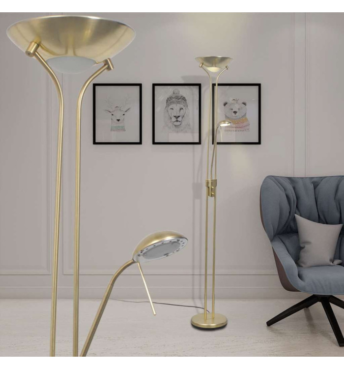 Lampadaire à LED à éclairage réglable 23 W | Mobilier & Déco
