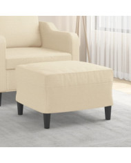 Repose-pied Crème 60x50x41 cm Tissu | Mobilier & Déco