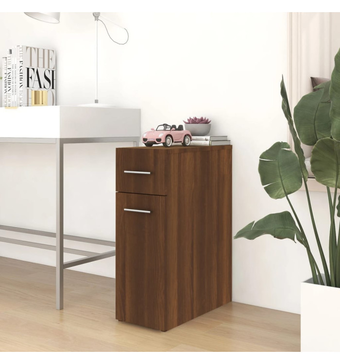 Armoire apothicaire Chêne marron 20x45,5x60cm Bois d'ingénierie | Mobilier & Déco