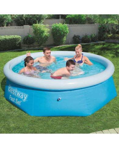 Bestway Piscine gonflable Fast Set Rond 244 x 66 cm 57265 | Mobilier & Déco