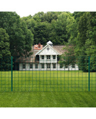 Clôture Euro Acier 20x1,5 m Vert | Mobilier & Déco