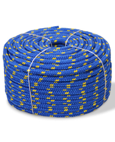 Corde de bateau Polypropylène 16 mm 250 m Bleu | Mobilier & Déco