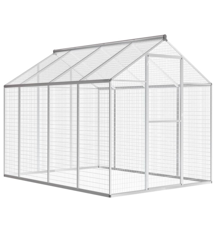 Volière d'extérieur Aluminium 178 x 242 x 192 cm | Mobilier & Déco