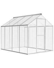 Volière d'extérieur Aluminium 178 x 242 x 192 cm | Mobilier & Déco
