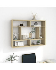 Étagère murale Chêne sonoma 75x16x55 cm Bois d'ingénierie | Mobilier & Déco