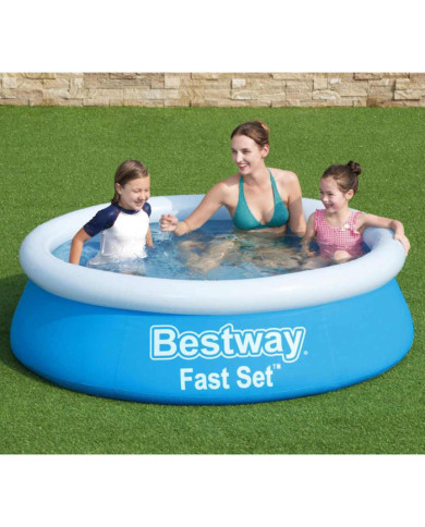 Bestway Piscine gonflable Fast Set Rond 183x51 cm Bleu | Mobilier & Déco